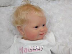 (Alexandra's Babies) REBORN BABY GIRL DOLL MADDIE BONNIE BROWN new release