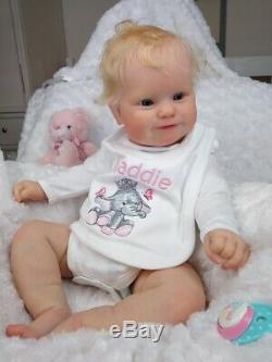 (Alexandra's Babies) REBORN BABY GIRL DOLL MADDIE BONNIE BROWN new release