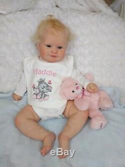 (Alexandra's Babies) REBORN BABY GIRL DOLL MADDIE BONNIE BROWN new release