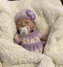 Alexandria Full Body Silicone Newborn Reborn Baby Doll OOAK Pre-loved