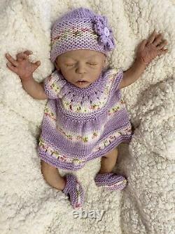 Alexandria Full Body Silicone Newborn Reborn Baby Doll OOAK Pre-loved