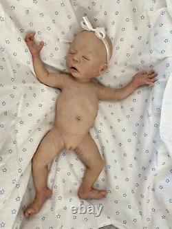 Alexandria Full Body Silicone Newborn Reborn Baby Doll OOAK Pre-loved (booboo)