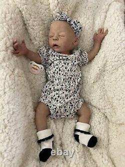 Alexandria Full Body Silicone Newborn Reborn Baby Doll OOAK Pre-loved (booboo)