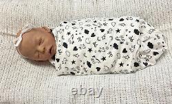 Alexandria Full Body Silicone Newborn Reborn Baby Doll OOAK Pre-loved (booboo)