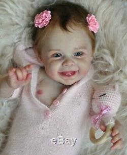 Alla's Babies Reborn Doll Baby Girl Harper sculpt Andrea Arcello IIORA SOLE