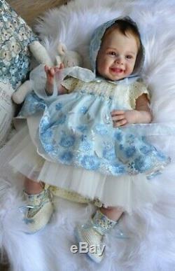 Alla's Babies Reborn Doll Baby Girl Harper sculpt Andrea Arcello IIORA SOLE