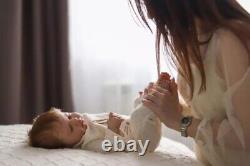 Anano Reborn Newborn Baby Girl Dolls Full Body Silicone Soft 20 Real Lifelike