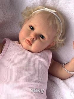 Anano Silicone Reborn Baby Dolls Eyes Open 24 Inch Realistic Dolls Toddler Girl