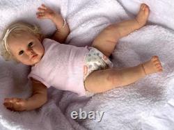 Anano Silicone Reborn Baby Dolls Eyes Open 24 Inch Realistic Dolls Toddler Girl