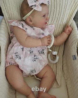 Angelbaby Lifelike Reborn Baby Dolls Girl 24 Inch 60CM Cute Reborn Toddler with