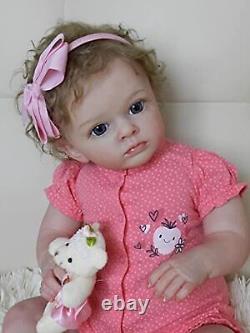 Angelbaby Reborn Realistic Baby Girl Dolls 24inch Pretty Silicone Real Toddle