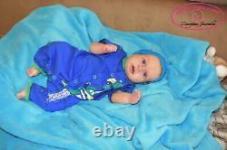 Animatronic Robot Solid Silicone All Body Newborn Reborn Baby Boy Reborn Doll