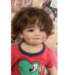 Artist 28 Toddler Reborn Baby Doll Hand-Rooted Hair Realistic Finished Dolls