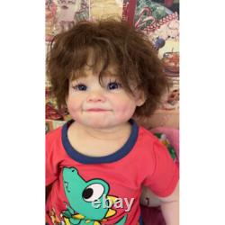 Artist 28 Toddler Reborn Baby Doll Hand-Rooted Hair Realistic Finished Dolls