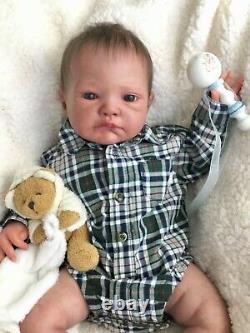 August Awake reborn baby doll by Dawn Murray Mcloud