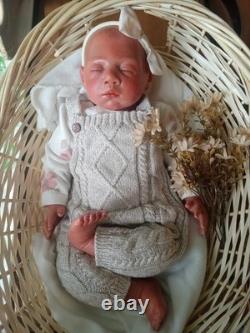 Authentic Reborn Cuddle Baby Doll Erin By Secrist With Coa