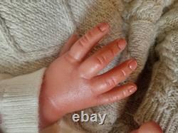 Authentic Reborn Cuddle Baby Doll Erin By Secrist With Coa
