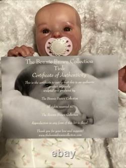 Authentic Reborn Doll Tink By Bonnie Brown COA