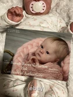 Authentic Reborn Doll Tink By Bonnie Brown COA