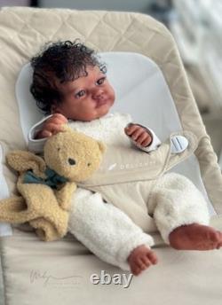 Authentic Tobiah Reborn Doll 22 9lbs OOAK Open Eyes COA Ready To Ship