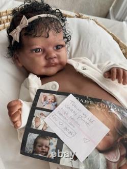 Authentic Tobiah Reborn Doll 22 9lbs OOAK Open Eyes COA Ready To Ship