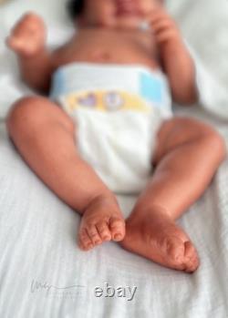 Authentic Tobiah Reborn Doll 22 9lbs OOAK Open Eyes COA Ready To Ship Authentic Tobiah Reborn Doll 22 9lbs OOAK Open Eyes COA Ready To Ship