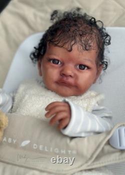 Authentic Tobiah Reborn Doll 22 9lbs OOAK Open Eyes COA Ready To Ship