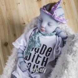 Avatar 18 Platinum Full Body Silicone Baby Doll Reborn Girl Doll Halloween Gift