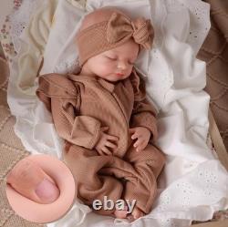 BABESIDE 16 Inch Silicone Baby Doll Weighted 4 Pounds, NOT Vinyl Realistic Baby