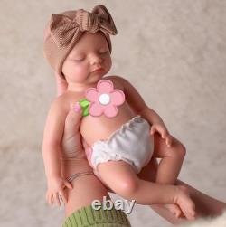 BABESIDE 16 Inch Silicone Baby Doll Weighted 4 Pounds, NOT Vinyl Realistic Baby