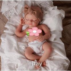 BABESIDE 16 Inch Silicone Baby Doll Weighted 4 Pounds, NOT Vinyl Realistic Baby