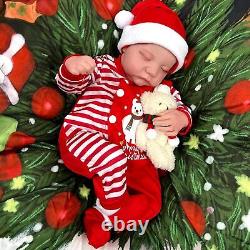 BABESIDE Christmas Outfit 17-Inch Realistic-Newborn Baby Dolls Reborn Baby