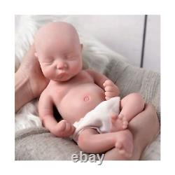 BABESIDE Lifelike Reborn Baby Dolls 16-in Full Platinum Silicone Body Reborn