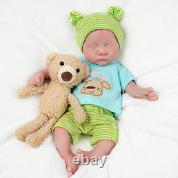 BABESIDE Lifelike Reborn Baby Dolls Silicone Full Body Girl 12 Inch Reali