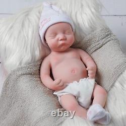 BABESIDE Lifelike Reborn Baby Dolls Silicone Full Body Girl 12-Inch Realist