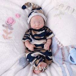 BABESIDE Lifelike Reborn Baby Dolls Silicone Full Body Girl 12-Inch Realist