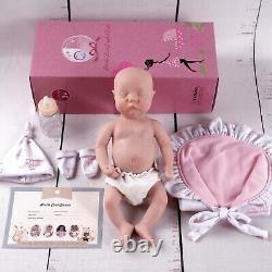 BABESIDE Lifelike Reborn Baby Dolls Silicone Full Body Girl 12-Inch Realist