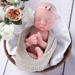 BABESIDE Lifelike Reborn Baby Dolls Silicone Full Body Girl 12-Inch Realist