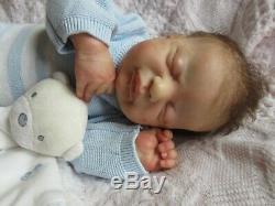 BEAUTIFUL Reborn Baby BOY Doll AMERICUS by LAURA LEE EAGLES Full Limbs