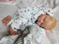 BEAUTIFUL Reborn baby Doll LUCIANO By CASSIE BRACE- SOLE