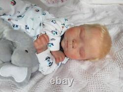 BEAUTIFUL Reborn baby Doll LUCIANO By CASSIE BRACE- SOLE