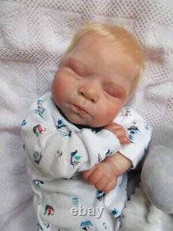 BEAUTIFUL Reborn baby Doll LUCIANO By CASSIE BRACE- SOLE