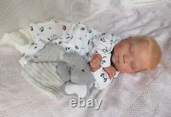 BEAUTIFUL Reborn baby Doll LUCIANO By CASSIE BRACE- SOLE