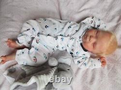 BEAUTIFUL Reborn baby Doll LUCIANO By CASSIE BRACE- SOLE