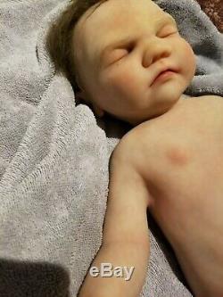 BIG CHUBBY FULL BODY Solid Silicone 23 in. REALISTIC baby boy ECO FLEX 20/30COA