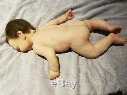 BIG CHUBBY FULL BODY Solid Silicone 23 in. REALISTIC baby boy ECO FLEX 20/30COA