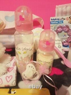 BOX OPENING INCLUDED! + BIG SURPRISE! Reborn doll/baby doll diaper bag bundle