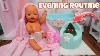 Baby Born Doll Evening Routine And Training Feeding Baby Doll Vegetable Baby Food