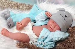 Baby Boy Crying Doll Berenguer 14 inch Real Reborn Soft Vinyl Preemie LifeLike