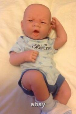 Baby Boy! Precious Preemie 14 Reborn Lifelike First Yawn Berenguer Doll W Extras